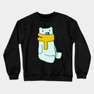 Bear with Scarf doodle Crewneck Sweatshirt